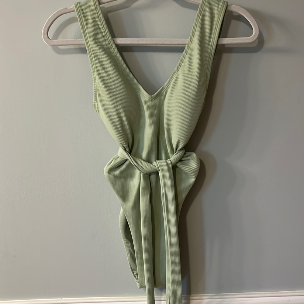 Toluca Sage Green One Piece Swimsuit